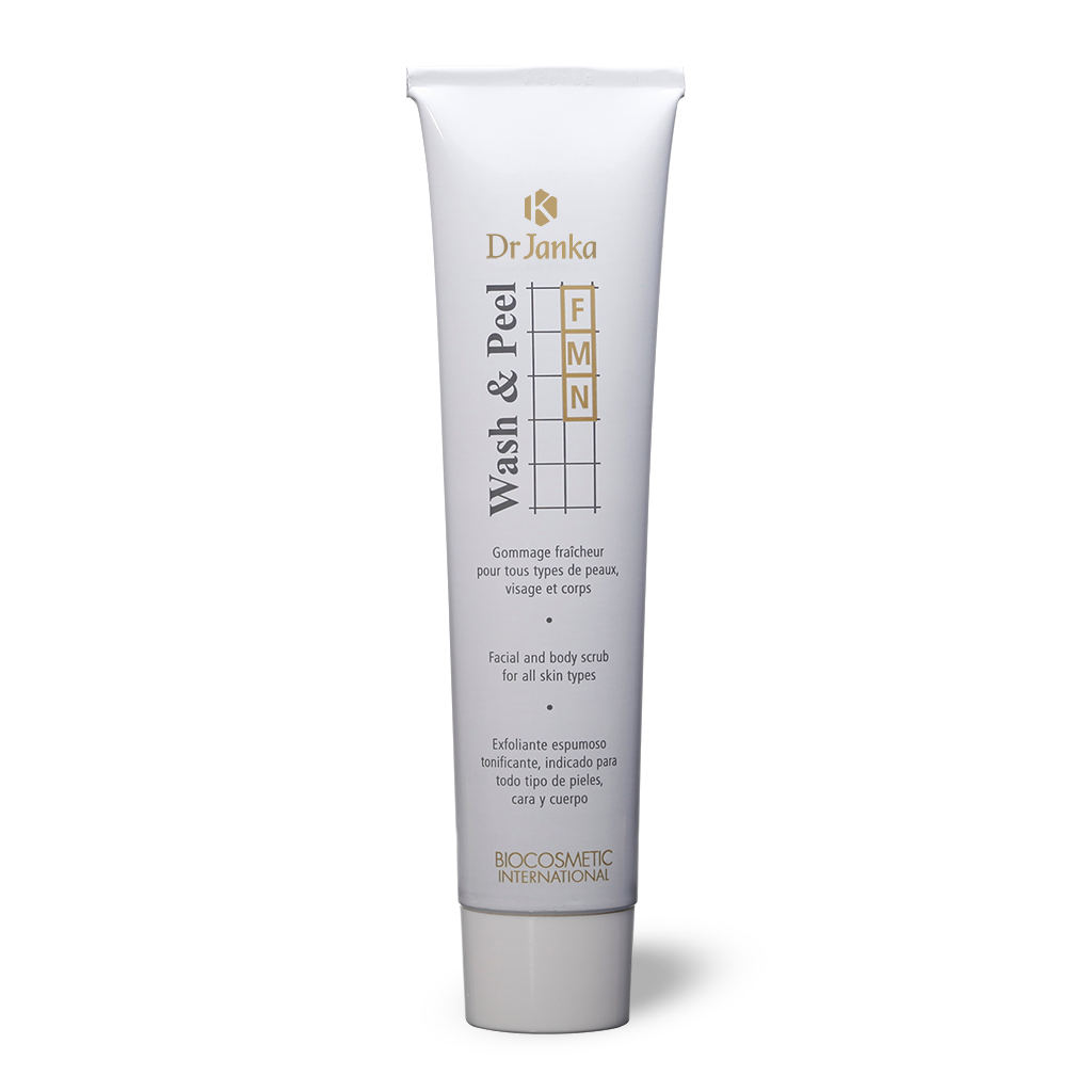 WASH & PEEL - Nettoyant gommant visage