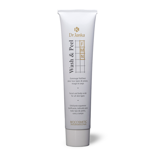 WASH & PEEL - Nettoyant gommant visage