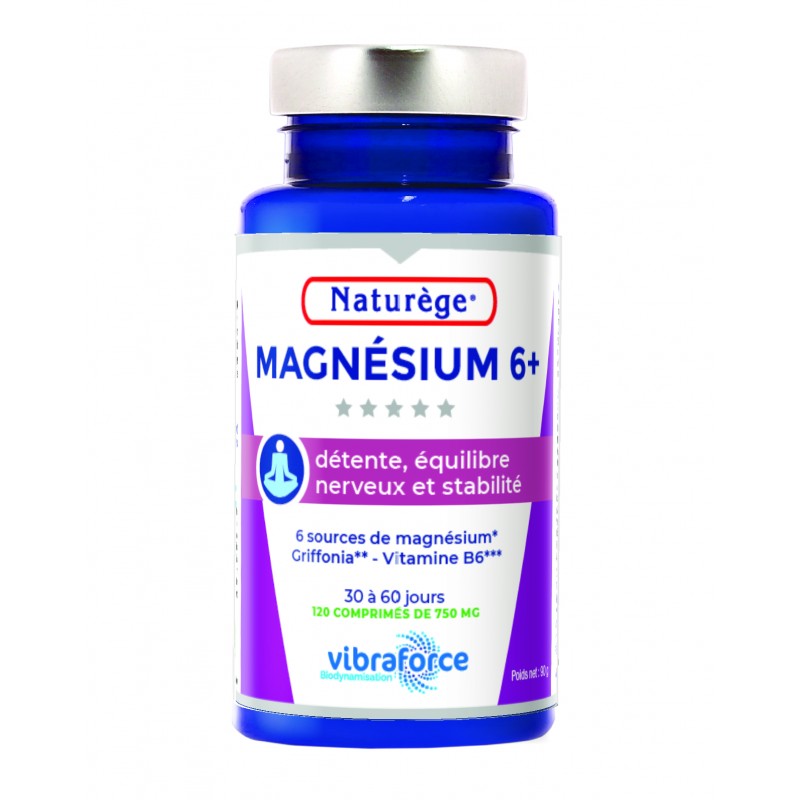 Magnesium 6+ - Compléments alimentaires contre le stress